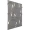 Ekena Millwork 19 5/8in. W x 19 5/8in. H Felix EnduraWall Decorative 3D Wall Panel Covers 2.67 Sq. Ft. WP20X20FECST - alternate 2